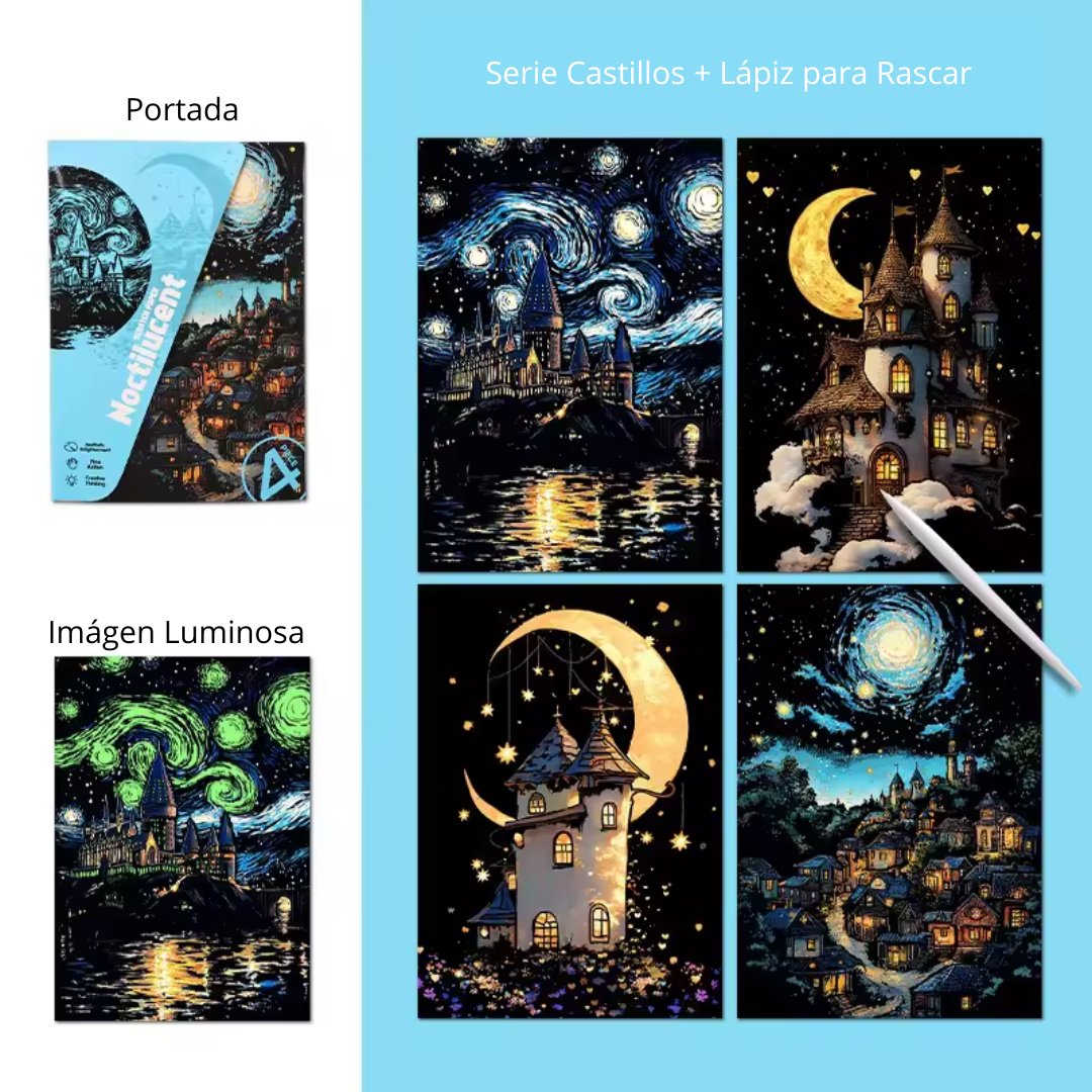 Pack de Arte para Raspar con Diseños Variados y Emocionantes
