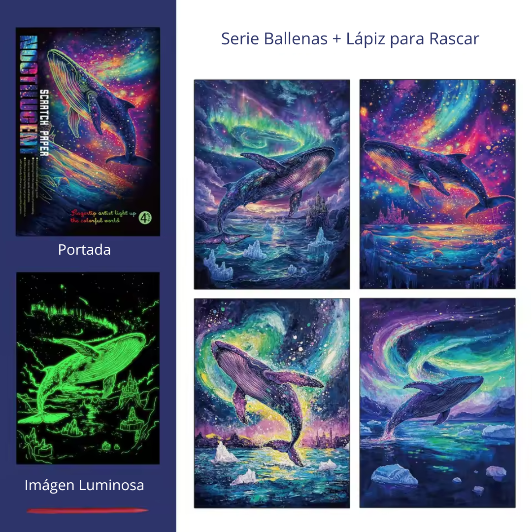 Pack de Arte para Raspar con Diseños Variados y Emocionantes